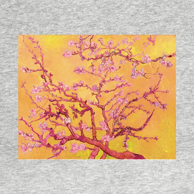 Van gogh almond blossom yellow by BarcelonaLights